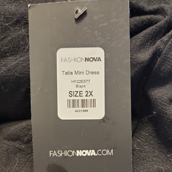 Fashion Nova Black Dress with Cutout Design - Picture 15 of 16